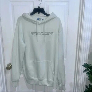 Starwars mint green hoodie sweatshirt sz lg